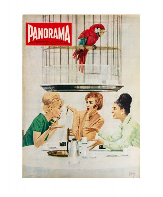 panorama,magazine,1963,kwekken,papegaai,kakelen,kletsen,vintage,nostalgie,cadeau