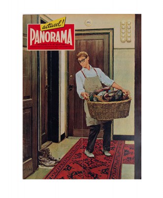 panorama,magazine,1960,februari 1960,ambachtelijke schoenenpoetser,schoenpoetser,hotel