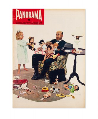 Panorama,magazine,vintage,magazine,werkbezoek,collega,1966